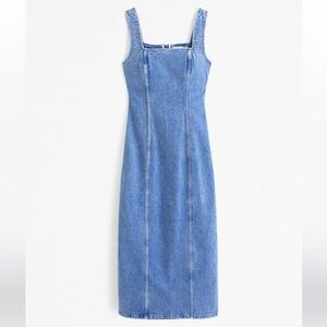 Abercrombie Denim Midi Column Dress